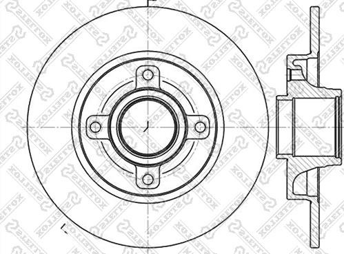 Valeo 297899 - Bremsscheibe alexcarstop-ersatzteile.com