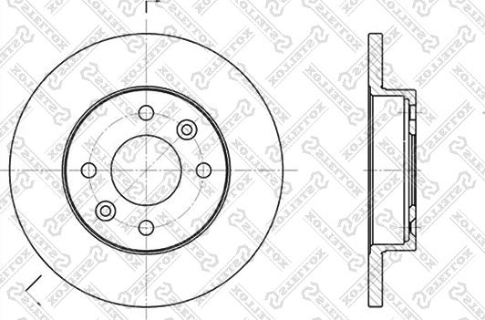 Stellox 6020-3908-SX - Bremsscheibe alexcarstop-ersatzteile.com