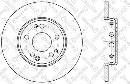 Stellox 6020-3606-SX - Bremsscheibe alexcarstop-ersatzteile.com