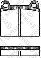 Stellox 017 060-SX - Bremsbelagsatz, Scheibenbremse alexcarstop-ersatzteile.com