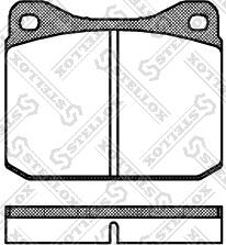 NiBK PN0003W - Bremsbelagsatz, Scheibenbremse alexcarstop-ersatzteile.com