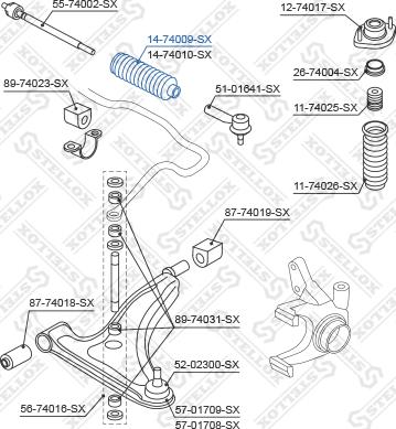 Stellox 14-74009-SX - Faltenbalg, Lenkung alexcarstop-ersatzteile.com