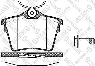 ATE 602893 - Bremsbelagsatz, Scheibenbremse alexcarstop-ersatzteile.com