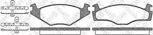 Stellox 182 000-SX - Bremsbelagsatz, Scheibenbremse alexcarstop-ersatzteile.com