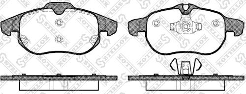 Stellox 899 000B-SX - Bremsbelagsatz, Scheibenbremse alexcarstop-ersatzteile.com