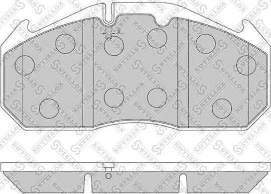 Stellox 85-01405-SX - Bremsbelagsatz, Scheibenbremse alexcarstop-ersatzteile.com