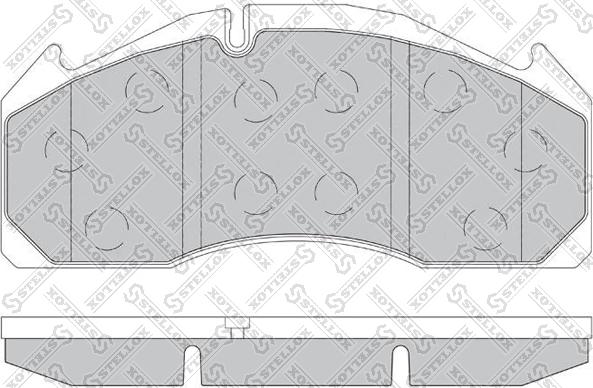 Stellox 85-01423-SX - Bremsbelagsatz, Scheibenbremse alexcarstop-ersatzteile.com