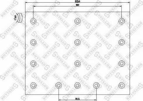 Stellox 85-01104-SX - Bremsbelagsatz, Trommelbremse alexcarstop-ersatzteile.com