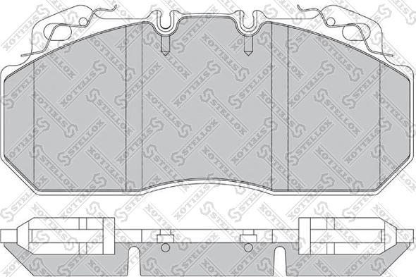 Stellox 85-11417-SX - Bremsbelagsatz, Scheibenbremse alexcarstop-ersatzteile.com