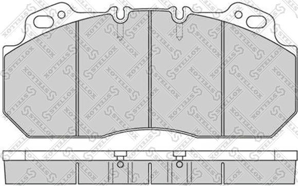 Stellox 85-21417-SX - Bremsbelagsatz, Scheibenbremse alexcarstop-ersatzteile.com