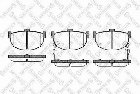 Stellox 305 032L-SX - Bremsbelagsatz, Scheibenbremse alexcarstop-ersatzteile.com