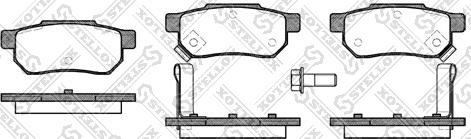 Stellox 244 002-SX - Bremsbelagsatz, Scheibenbremse alexcarstop-ersatzteile.com