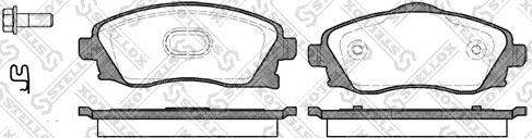 Stellox 785 002B-SX - Bremsbelagsatz, Scheibenbremse alexcarstop-ersatzteile.com