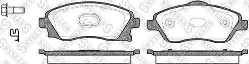 Stellox 785 012B-SX - Bremsbelagsatz, Scheibenbremse alexcarstop-ersatzteile.com