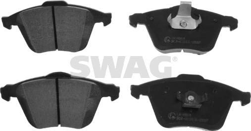 Swag 55 11 6212 - Bremsbelagsatz, Scheibenbremse alexcarstop-ersatzteile.com