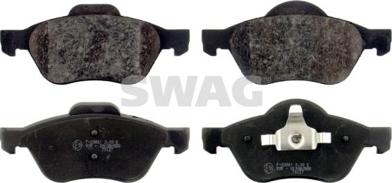 Swag 60 91 6435 - Bremsbelagsatz, Scheibenbremse alexcarstop-ersatzteile.com