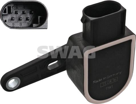 Swag 10 10 0090 - Sensor, Xenonlicht (Leuchtweiteregulierung) alexcarstop-ersatzteile.com