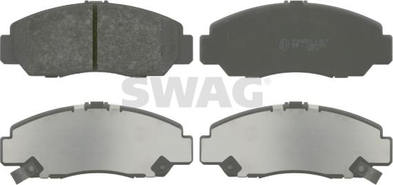 Swag 85 91 6553 - Bremsbelagsatz, Scheibenbremse alexcarstop-ersatzteile.com