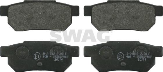 Swag 85 91 6309 - Bremsbelagsatz, Scheibenbremse alexcarstop-ersatzteile.com