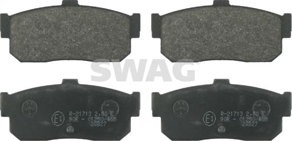 Swag 82 91 6271 - Bremsbelagsatz, Scheibenbremse alexcarstop-ersatzteile.com