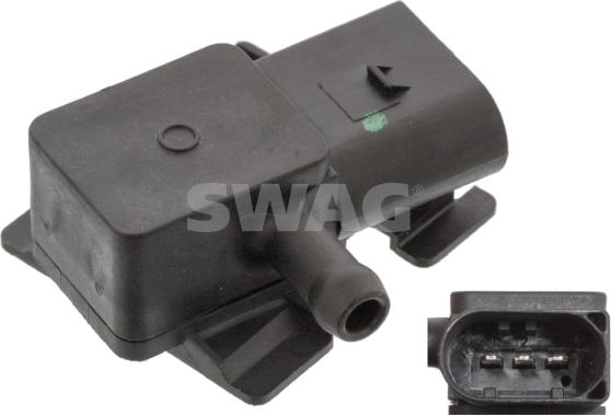 Swag 20 94 7155 - Sensor, Abgasdruck alexcarstop-ersatzteile.com