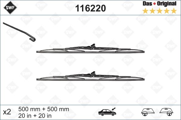 SWF 116220 - Wischblatt alexcarstop-ersatzteile.com