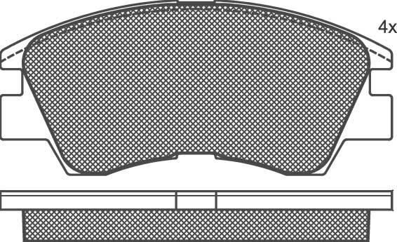 Magneti Marelli 363702160805 - Bremsbelagsatz, Scheibenbremse alexcarstop-ersatzteile.com