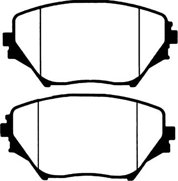 LUK D862 7738 0 - Bremsbelagsatz, Scheibenbremse alexcarstop-ersatzteile.com