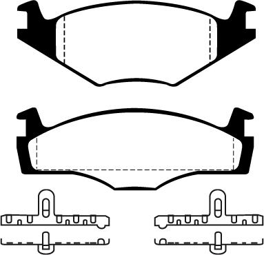 ATE 13.0463-7032.2 - Bremsbelagsatz, Scheibenbremse alexcarstop-ersatzteile.com