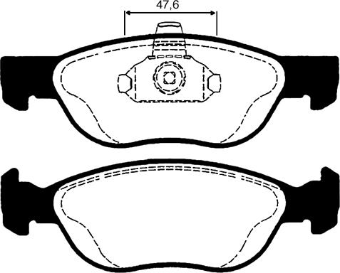 HELLA 530032789 - Bremsbelagsatz, Scheibenbremse alexcarstop-ersatzteile.com