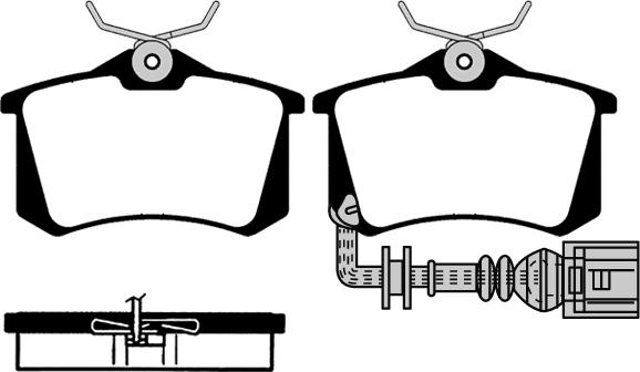 BENDIX 573112 - Bremsbelagsatz, Scheibenbremse alexcarstop-ersatzteile.com