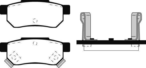 Magneti Marelli 600000100630 - Bremsbelagsatz, Scheibenbremse alexcarstop-ersatzteile.com