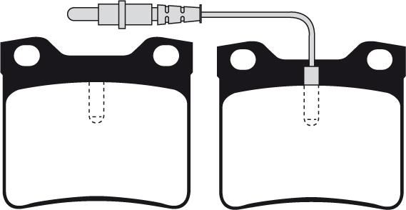 ACDelco AC454881D - Bremsbelagsatz, Scheibenbremse alexcarstop-ersatzteile.com