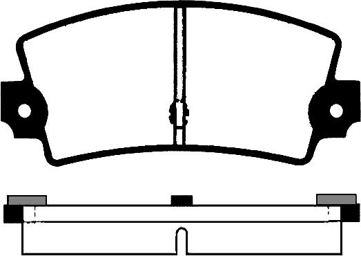 Löbro 30072 - Bremsbelagsatz, Scheibenbremse alexcarstop-ersatzteile.com