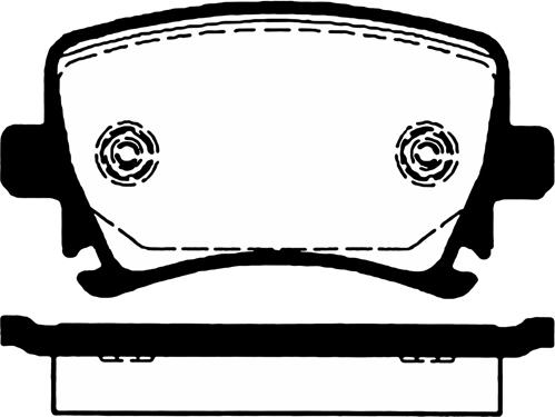 PALIDIUM P1-1006 - Bremsbelagsatz, Scheibenbremse alexcarstop-ersatzteile.com