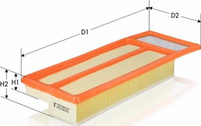 Tecneco Filters AR1451PM - Luftfilter alexcarstop-ersatzteile.com