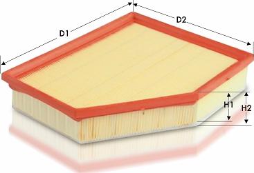 Tecneco Filters AR1644PMS - Luftfilter alexcarstop-ersatzteile.com