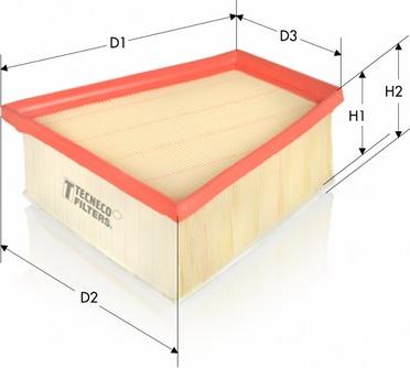 Tecneco Filters AR475PM-S - Luftfilter alexcarstop-ersatzteile.com