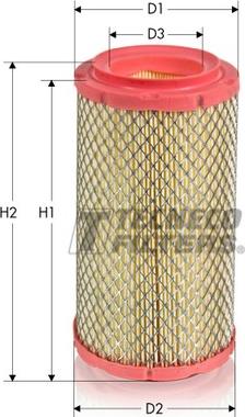 Tecneco Filters AR9248 - Luftfilter alexcarstop-ersatzteile.com