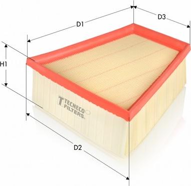 Tecneco Filters AR2048PM - Luftfilter alexcarstop-ersatzteile.com