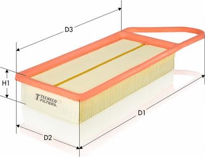 Tecneco Filters AR2075PM - Luftfilter alexcarstop-ersatzteile.com