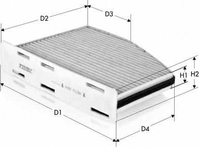 Tecneco Filters CK9922-C - Filter, Innenraumluft alexcarstop-ersatzteile.com