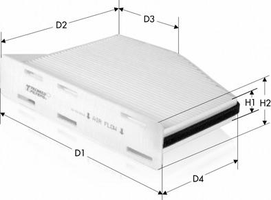 Tecneco Filters CK9922 - Filter, Innenraumluft alexcarstop-ersatzteile.com