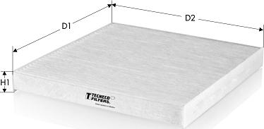 Tecneco Filters CK1270 - Filter, Innenraumluft alexcarstop-ersatzteile.com