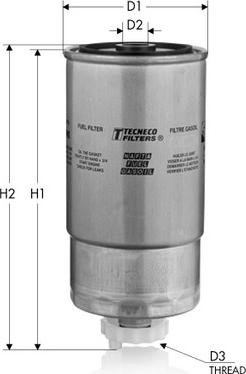 Tecneco Filters GS9664 - Kraftstofffilter alexcarstop-ersatzteile.com