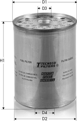 Tecneco Filters GS014L - Kraftstofffilter alexcarstop-ersatzteile.com