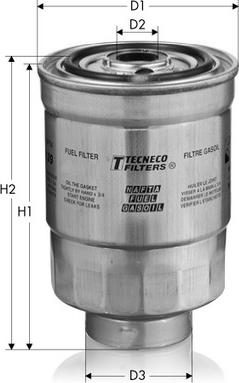 Tecneco Filters GS141 - Kraftstofffilter alexcarstop-ersatzteile.com