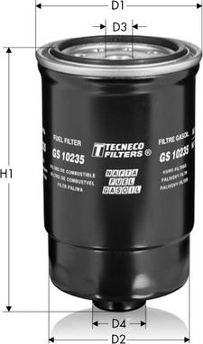 Tecneco Filters GS10235 - Kraftstofffilter alexcarstop-ersatzteile.com