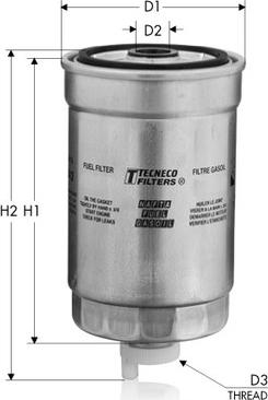 Tecneco Filters GS1172 - Kraftstofffilter alexcarstop-ersatzteile.com