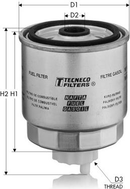 Tecneco Filters GS204 - Kraftstofffilter alexcarstop-ersatzteile.com